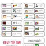 Printables Classroom Schedule Visual Timetable Visual