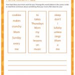 Put The Words In Place Free English Grammar Worksheet