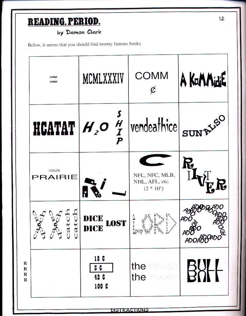 Rebus Puzzles For Middle School Wuzzles Education