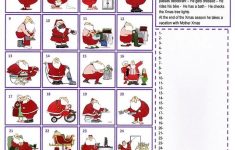 Santa Claus Routine English ESL Worksheets Christmas  From Santa’s Christmas Route Worksheet