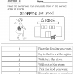 Sequencing Events Activity Worksheet For 1st Grade Free