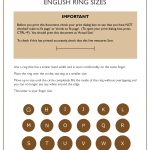 Size Guide Free Printable Ring Sizer Uk Free Printable