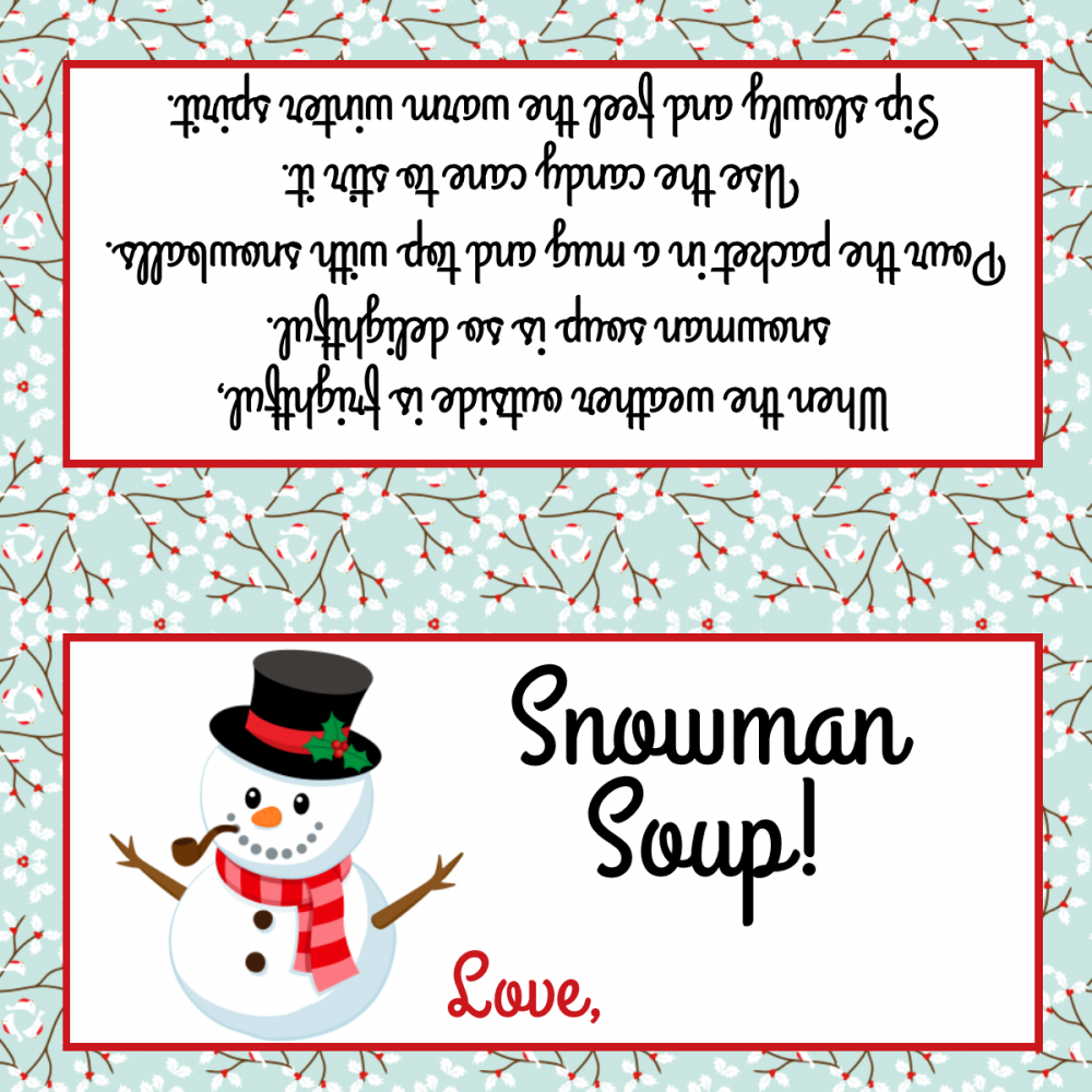 Snowman Soup Free Printable AlphabetWorksheetsFree.com
