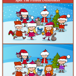 Spot The Difference Kids Worksheet Turtle Diary From Christmas Spot The Difference Worksheet