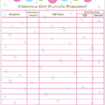 The 10 Most Useful Printables On Of The Hearth From Christmas Gift Planning Worksheet