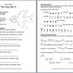 The Holy Spirit Free Bible Worksheet About The Trinity
