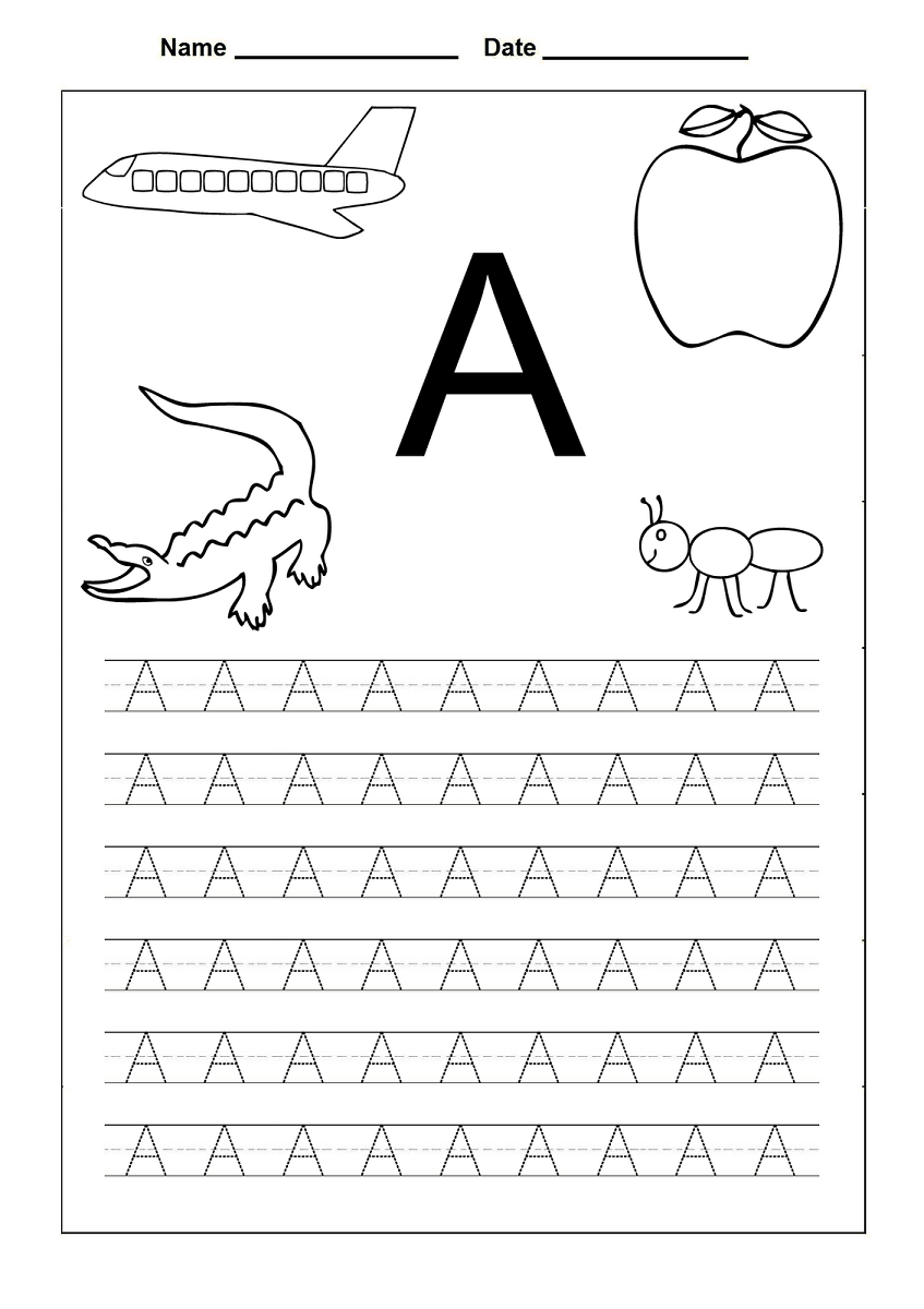 Traceable Alphabet Letters 101 Printable