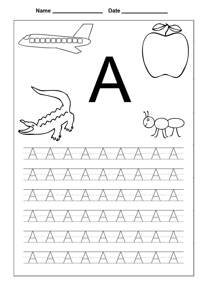 Traceable Alphabet Letters 101 Printable – AlphabetWorksheetsFree.com
