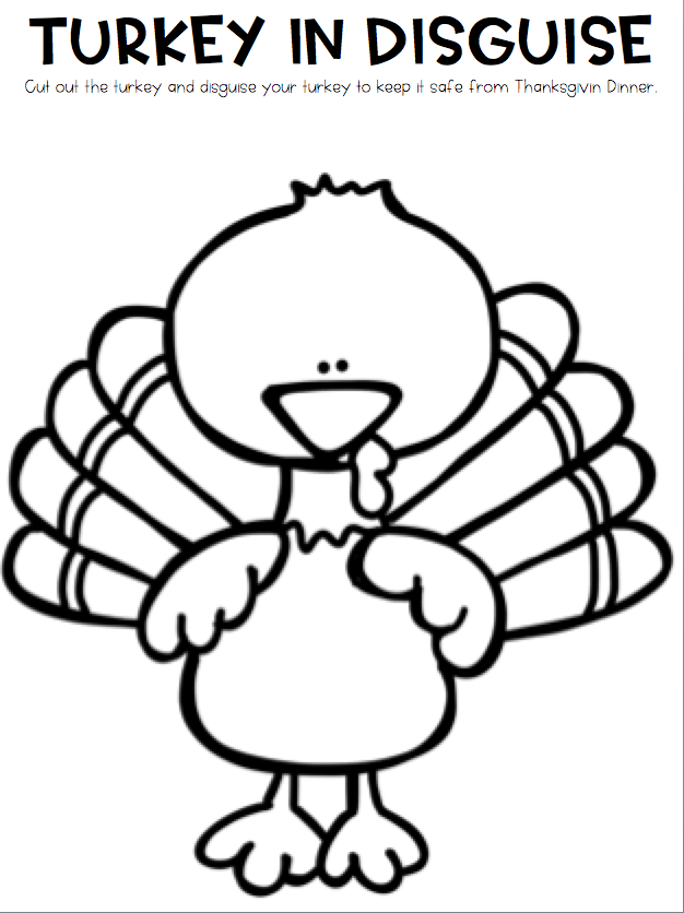 Transformative Turkey In Disguise Printable Mason Website