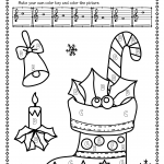 Treble Clef Note Name Worksheets For Christmas Music  From Christmas Music Theory Worksheets