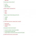 Twas The Night Before Christmas Comprehension Questions  From Twas The Night Before Christmas Worksheet