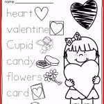 Valentine Day Worksheets For Preschoolers Printable