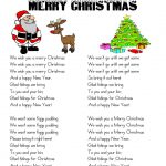 We Wish You A Merry Christmas Lyrics Have Fun Teaching From Christmas Song Lyrics Worksheets
