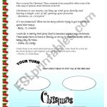 What Does Christmas Mean To You Worksheet  From Got The Christmas Spirit Worksheet