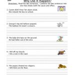 What Happens Cause And Effect Worksheet Cause And