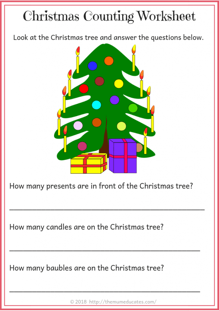 Year 1 Christmas Themed Maths Worksheets The Mum Educates