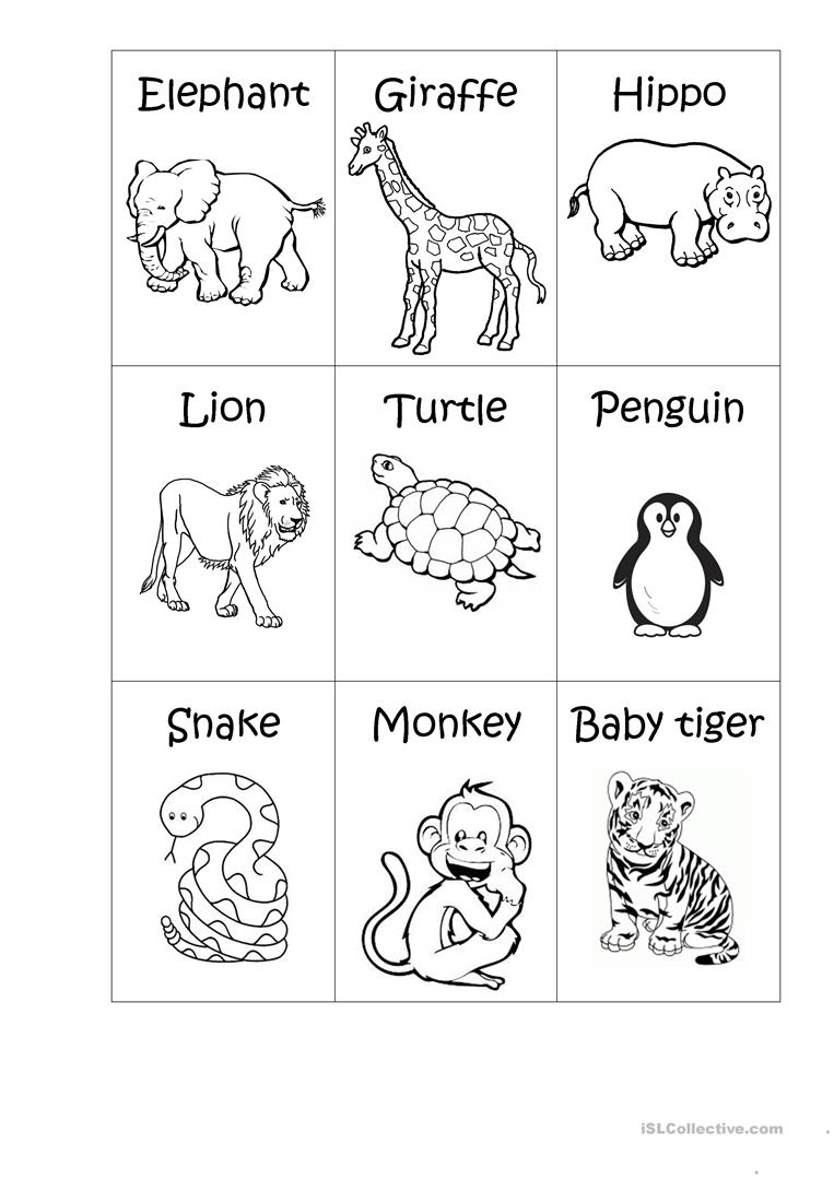 Zoo Animals Big Or Small Worksheet Free ESL Printable 