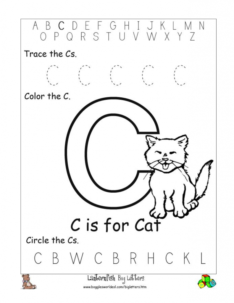 10 Best Images Of Circle The Letter Worksheets For