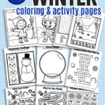 10 Free Printable Winter Coloring Activity Pages