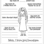 11 Mother S Day Theme Worksheet Preschool Mothers Day