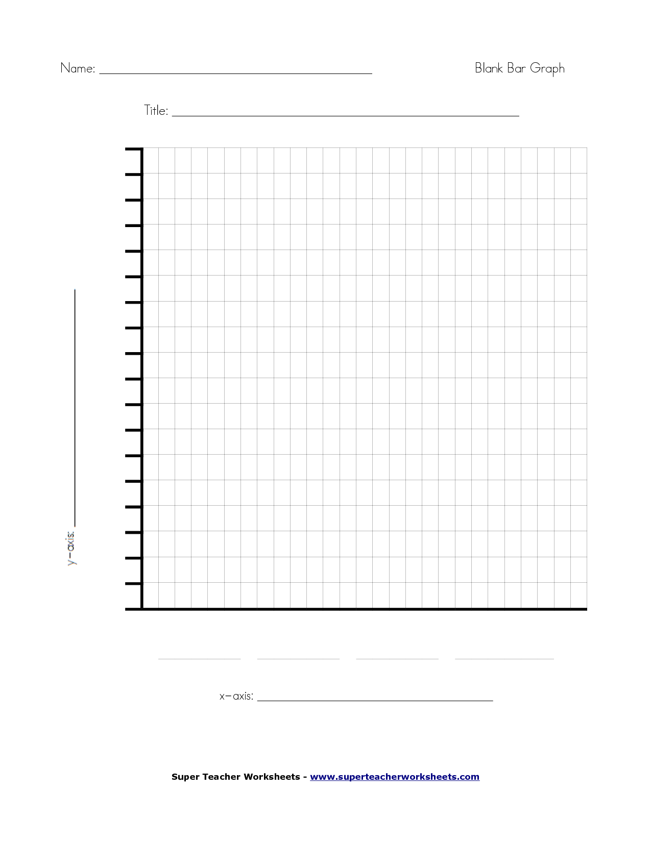 12 Best Images Of Blank Name Worksheets Blank Bar Graph 