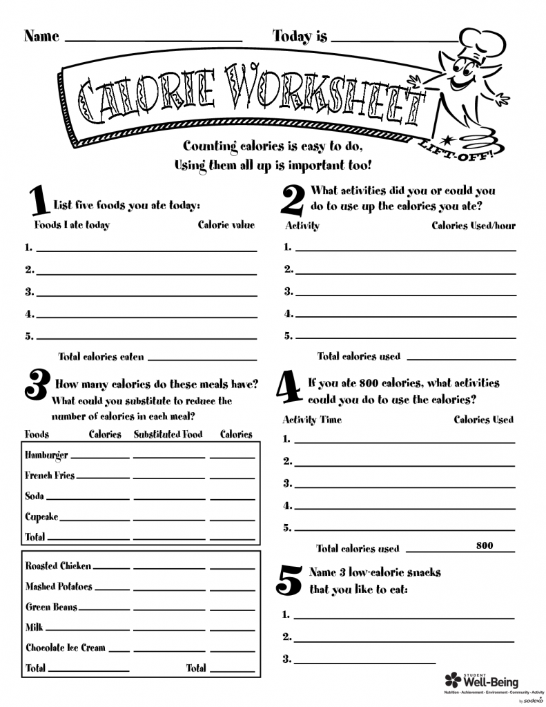 12 Best Images Of Nutrient Worksheets For Students