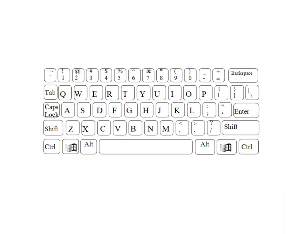 12 Computer Keyboard Worksheet For Kindergarten 