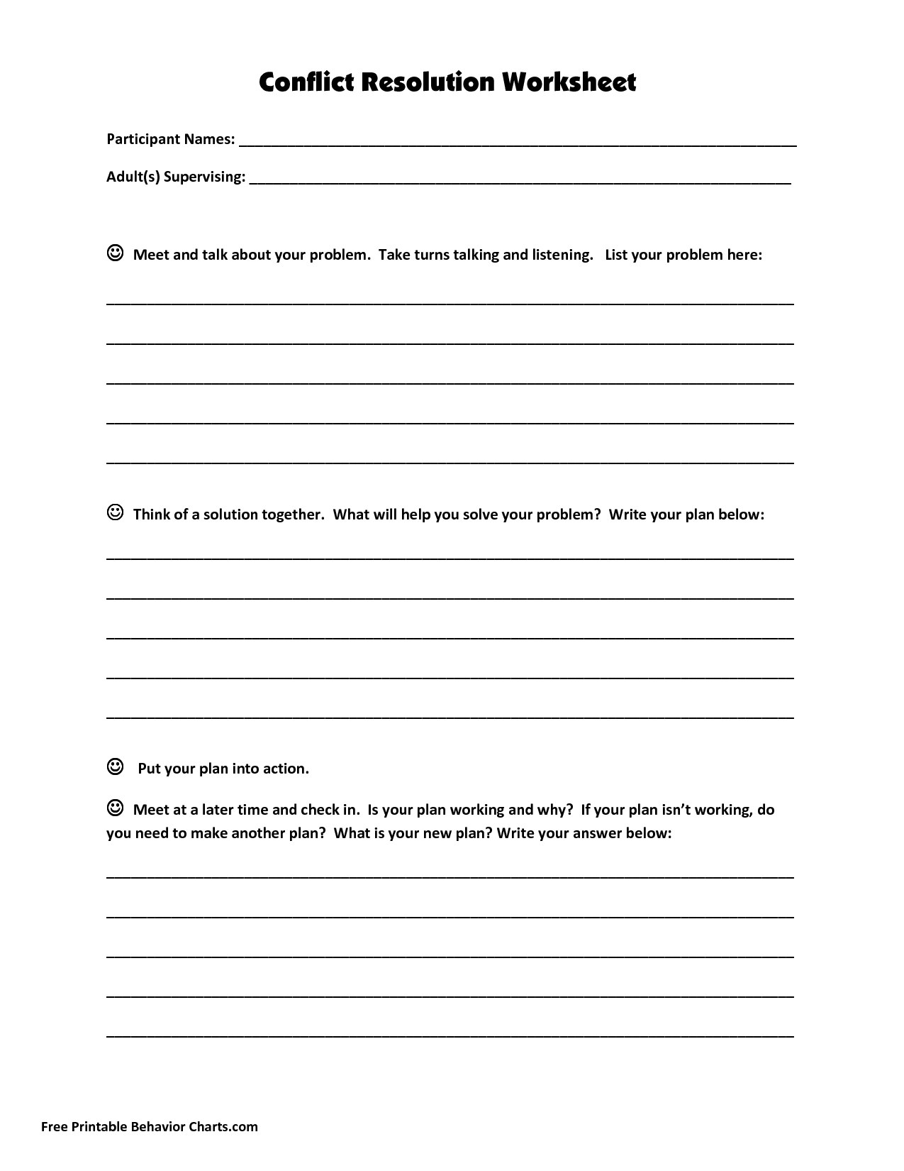 13 Best Images Of Behavior Charts Worksheet Goal Setting