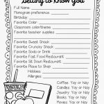 13 Best Images Of Get To Know Me Worksheet Get To Know