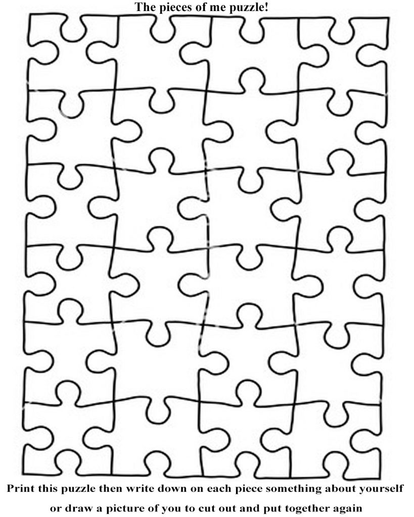 14 Best Images Of Jigsaw Worksheet Template Printable