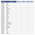 14 Estate Inventory Templates Free Sample Example
