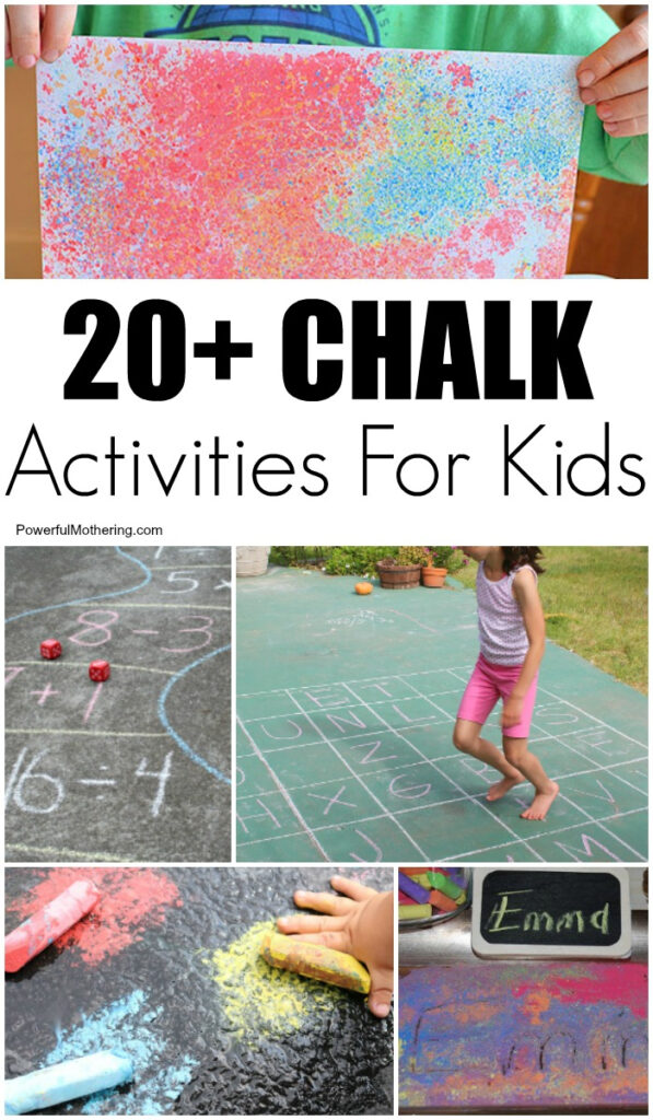 20 Chalk Art Ideas And Learning Activities For Kids
