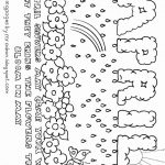 28 April Showers Bring May Flowers Coloring Page In 2020