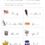 4th Of July Worksheets For Kids Worksheets For Kids
