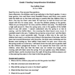 5th Grade Multiple Choice Reading Comprehension Worksheets
