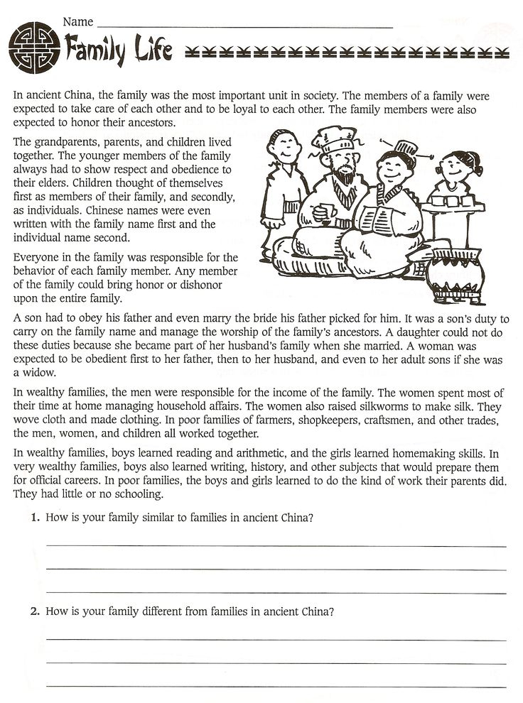 6th Grade Social Studies Ancient China Worksheets Free
