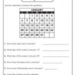 8 Calendar Math Worksheet For Grade 2 Calendar Math
