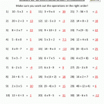 8th Grade Math Printable Worksheets With Answers Math