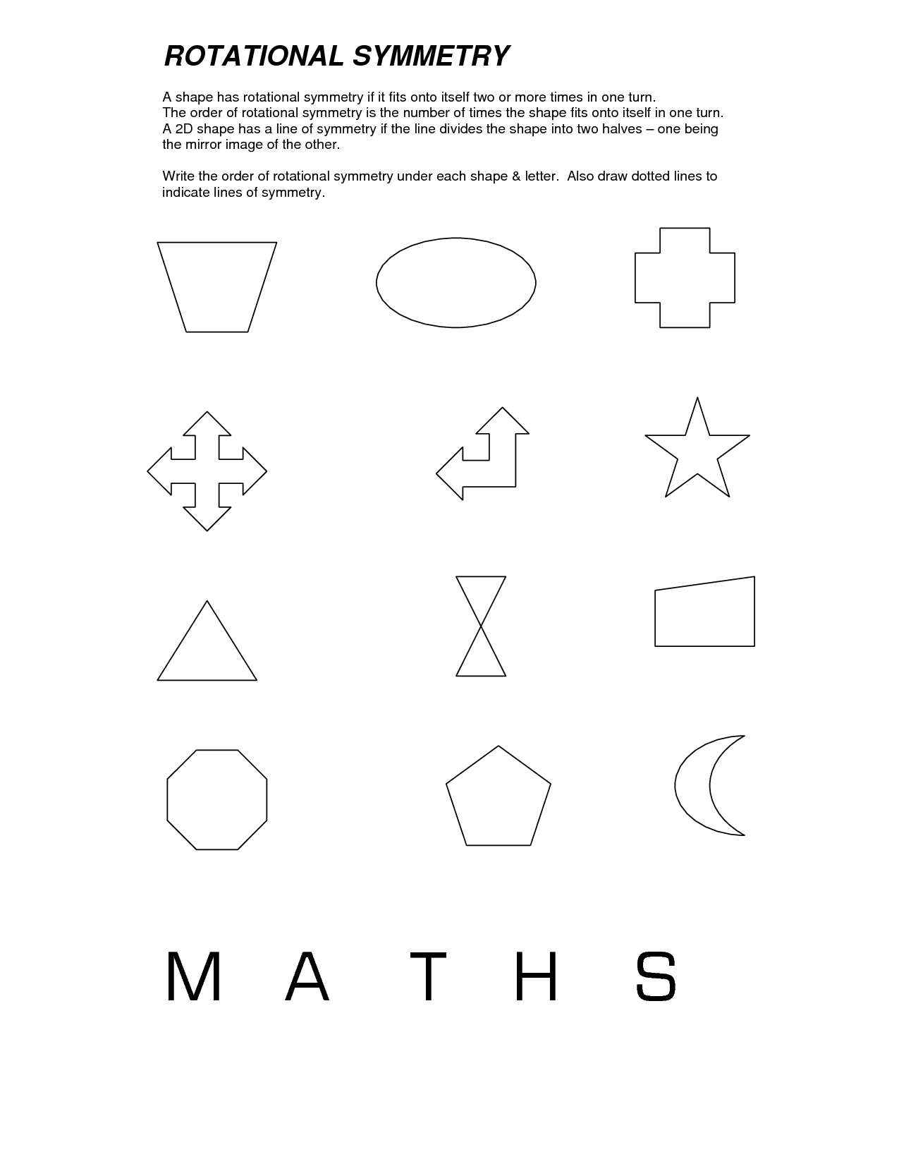 9 Best Images Of Full Print Symmetry Worksheets