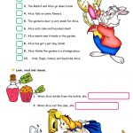Alice In Wonderland Ch 1 Worksheet