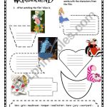 Alice In Wonderland ESL Worksheet By Flor Sin Tiempo