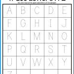 Alphabet Tracing Worksheets Uppercase Lowercase