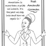Amanda Gorman Free Printable Coloring Page American Poet