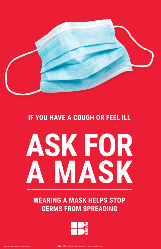 Ask For A Mask Poster 11x17 Brevis