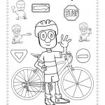 Bike Safety Coloring Pages 9 Jpg Coloring Home