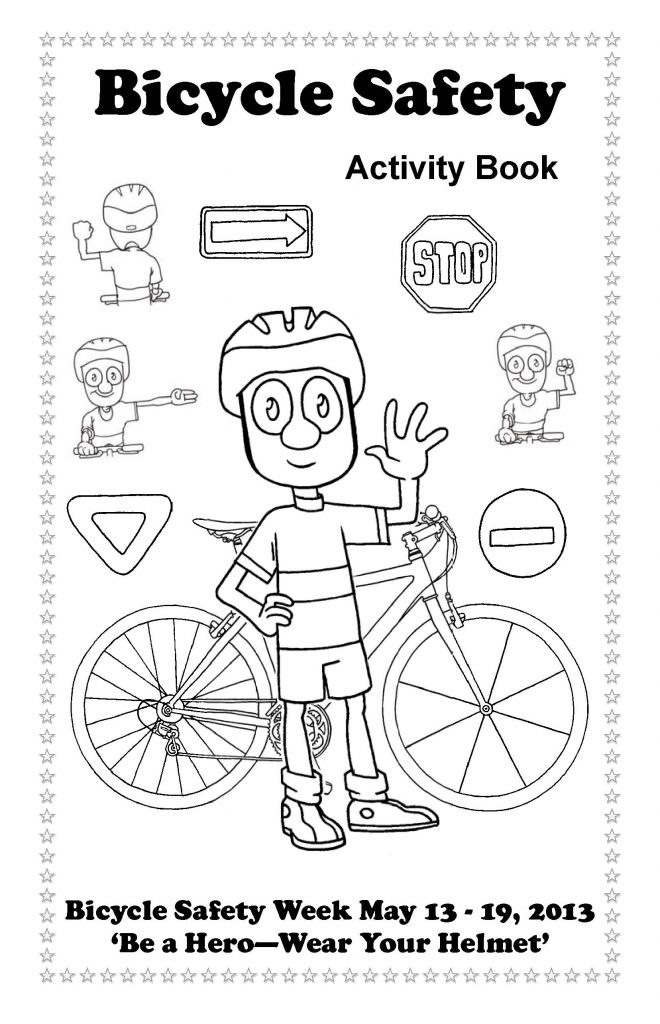 Bike Safety Coloring Pages 9 Jpg Coloring Home