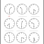 Blank Clock Worksheet To Print Kids Worksheets Printable