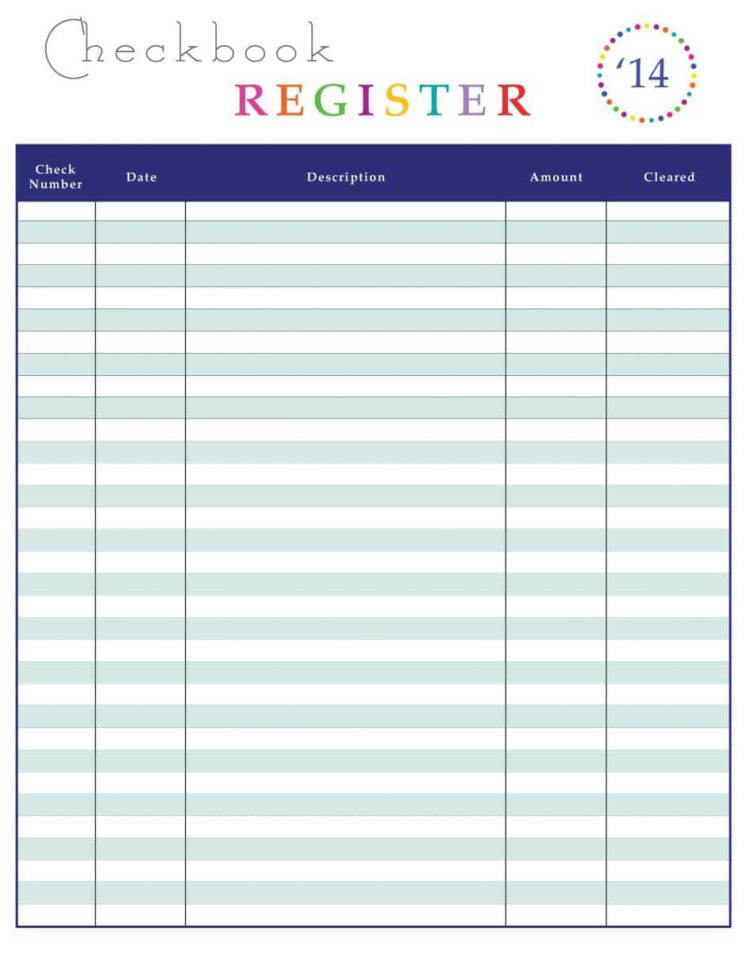 Checkbook Spreadsheet In Free Checkbook Register Software 