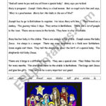 Christmas Nativity Story Worksheets