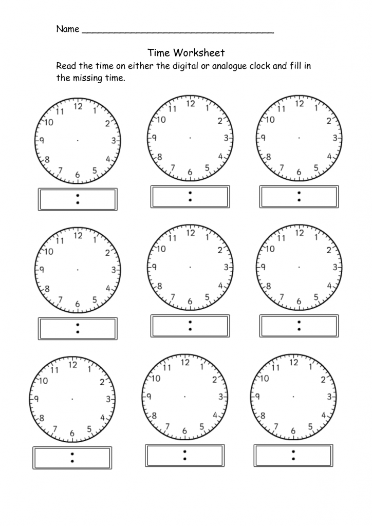 Clock Worksheet Time Worksheets Clock Worksheets Clock
